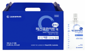 아기 상비약 목록 중 하나인 레스큐라이트액 마시는 수액